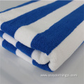 100% cotton oversized cabana stripe beach towel